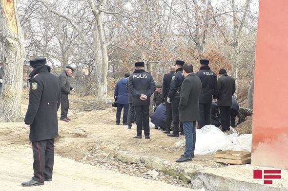 Tovuzda 10 yaşlı qızın yanmış meyiti ərazidən götürülüb - FOTO