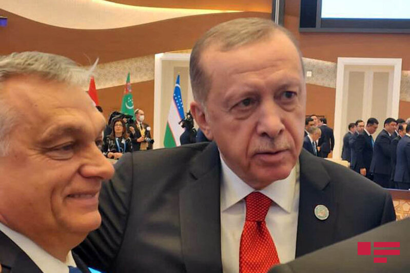 Türk liderlərin Səmərqənddə keçirilən Zirvə Görüşündən maraqlı anlar - FOTOLAR