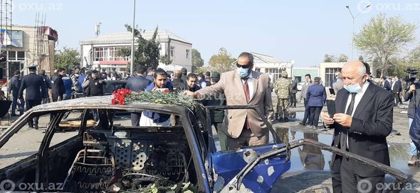 Diplomatik korpusun nümayəndələri Bərdədə - FOTO