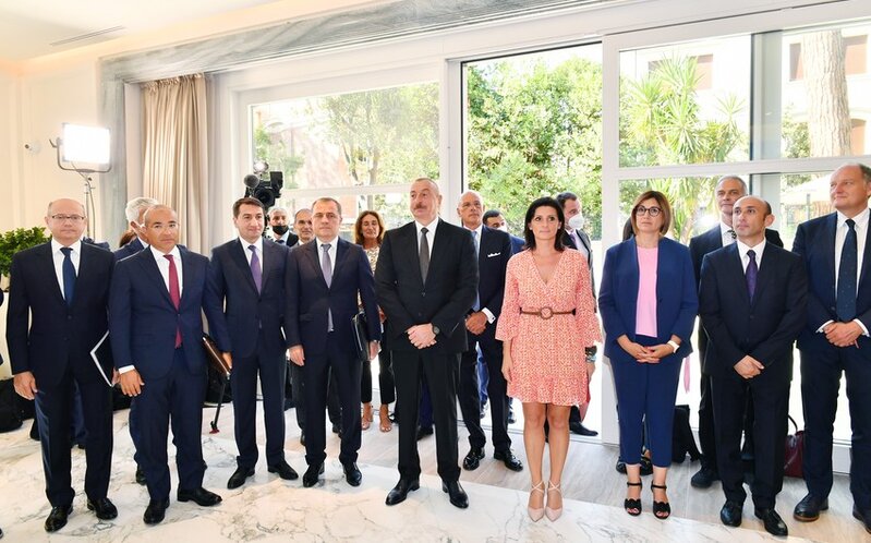 İtaliyada sənədlərin mübadiləsi mərasimi keçirildi - YENİLƏNİB + FOTO