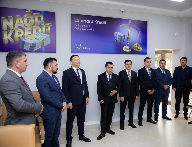 Bank Respublika Beyləqanda yeni filialını açdı - FOTOLAR