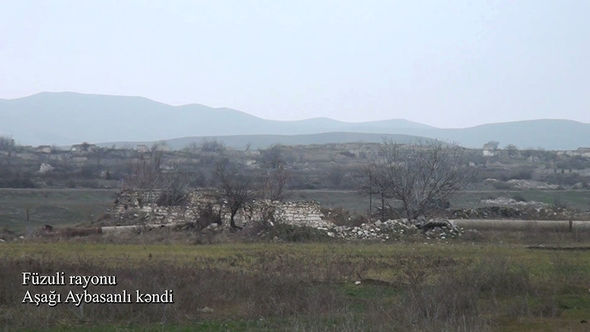 Füzuli rayonunun Aşağı Aybasanlı kəndindən görüntülər – FOTO/VİDEO