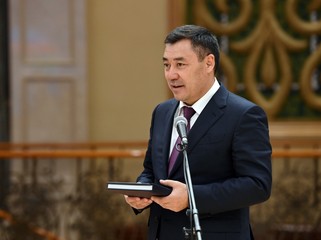 Sadır Japarovun adından İlham Əliyevin şərəfinə rəsmi qəbul təşkil edilib - FOTO