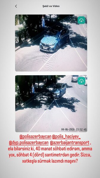 Turaldan cəriməyə etiraz: 'Maşını xətkeşlə sürmək lazımdır?