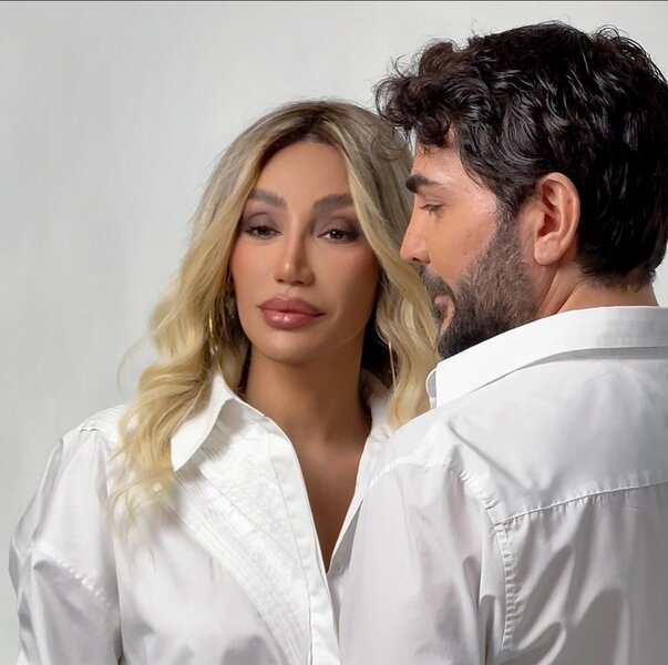 Röya və Elçin klip çəkdirir - FOTOLAR