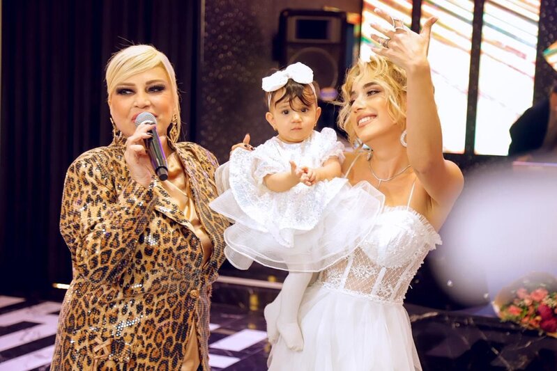 Ülkər Qasımqızı qızına ad günü keçirdi - FOTOLAR
