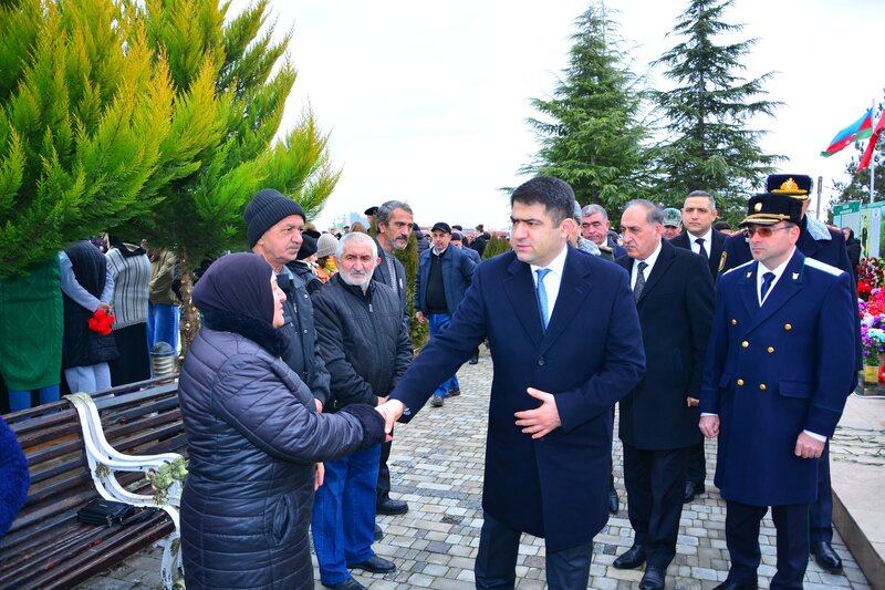 Ağstafada şəhidlərimizin xatirəsi qürur və ehtiramla yad edilib - FOTOLAR