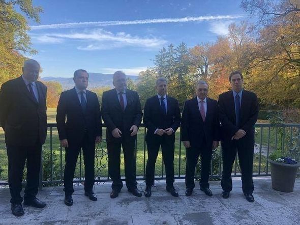 Cenevrədə Azərbaycan və Ermənistan Xarici İşlər nazirlərinin görüşü başladı - FOTO