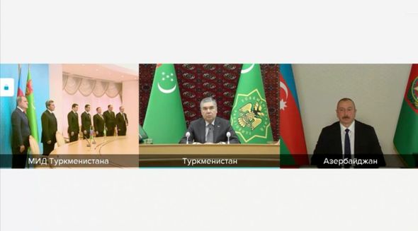 İlham Əliyev Qurbanqulu Berdiməhəmmədovla görüşdü - YENİLƏNİB + FOTO/VİDEO