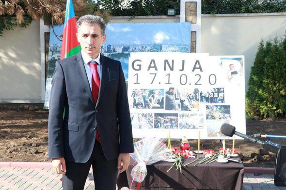 Azərbaycanlı səfir: "Düşmən yaşayış massivlərini hədəfə almaqla öz faşist mahiyyətini nümayiş etdirir" - FOTO