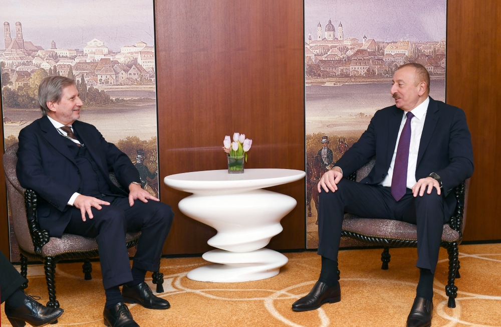 Prezident Avropa İttifaqının komissarı ilə görüşüb - FOTO
