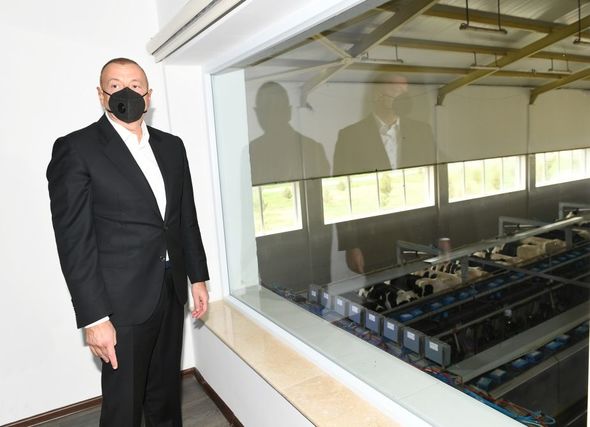 Prezident Hacıqabulda aqroparkın açılışında iştirak etdi - FOTO/VİDEO