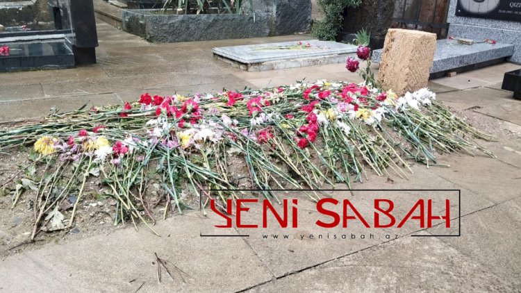 Cabir İmanovun qəbirinin üstü niyə götürülmür? - FOTOLAR