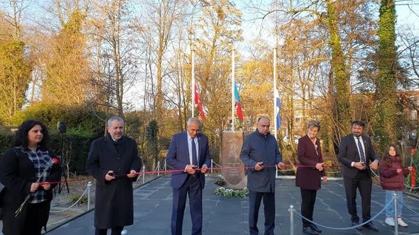 Haaqada Xocalı qurbanlarının xatirəsinə abidə qoyulub - FOTO