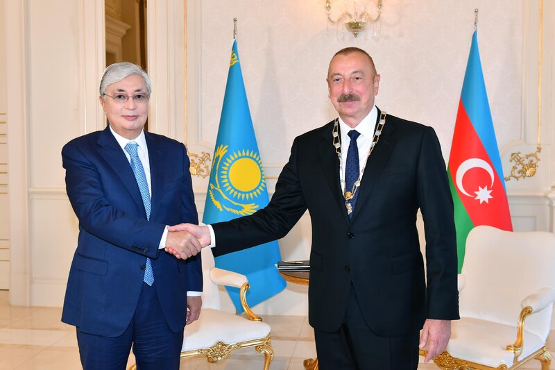 İlham Əliyev Qazaxıstanın 