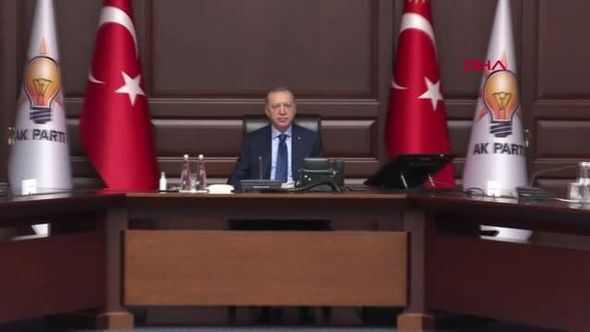 Ərdoğan YAP-ın nümayəndə heyətini qəbul etdi - FOTO