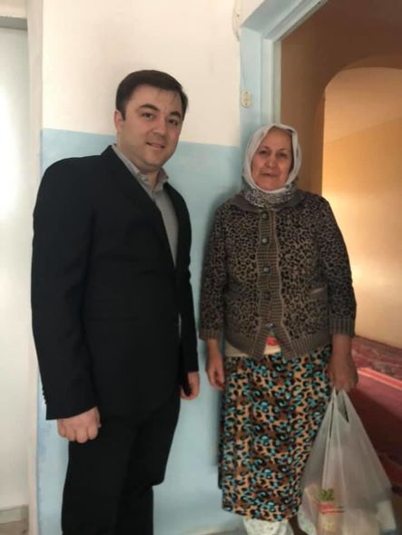 Emin Hacıyev Novruz bayramında seçiciləri ilə görüşdü - FOTO