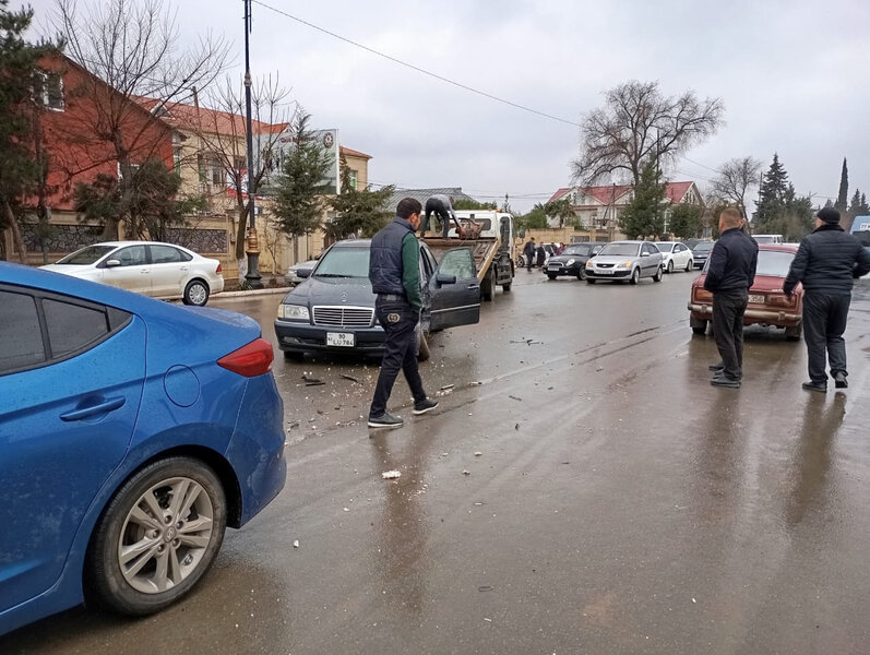 Cəlilabadda yol-nəqliyyat hadisəsi baş verib - FOTO