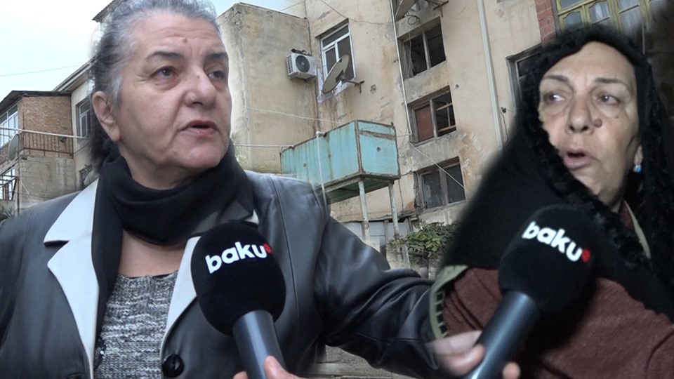 Binədəki "Ölüm binası"ndan reportaj - VİDEO 
