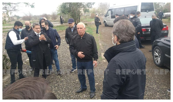Türk Şurasının yüksək vəzifəli rəsmiləri Ağdam Cümə məscidinə baxıblar – YENİLƏNİB + FOTO