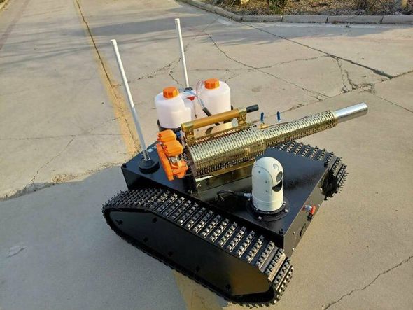 Koronavirusla mübarizə üçün robot yaradıldı - FOTO