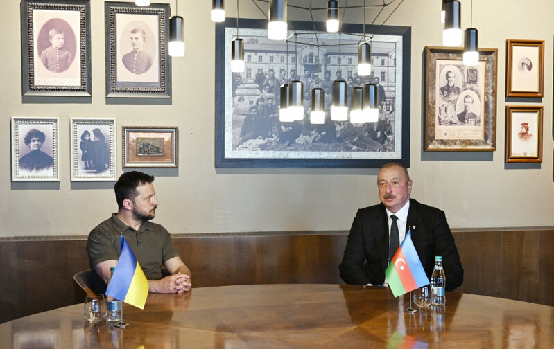 Kişineuda Azərbaycan və Ukrayna prezidentlərinin görüşü oldu - FOTO
