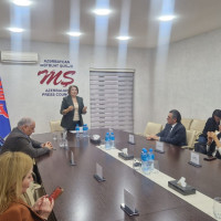 Mətbuat Şurasının Dil Komissiyasının genişləndirilmiş iclası keçirilib - FOTOLAR