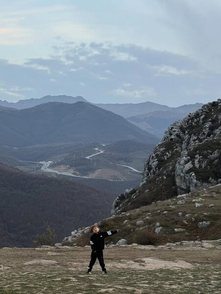 Zamiq ailəsi ilə Şuşada - FOTOLAR