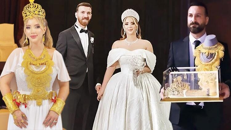 Toyunda 5 kiloqram qızıl taxılan fenomen boşanır - FOTO