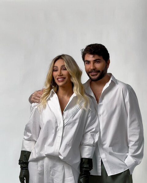 Röya və Elçin klip çəkdirir - FOTOLAR