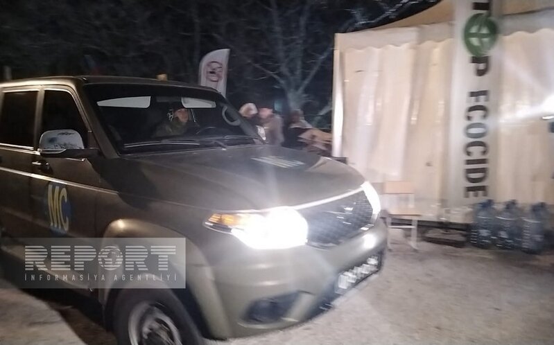 Laçından Xankəndi istiqamətində sülhməramlıların daha iki avtomobili maneəsiz hərəkət edib