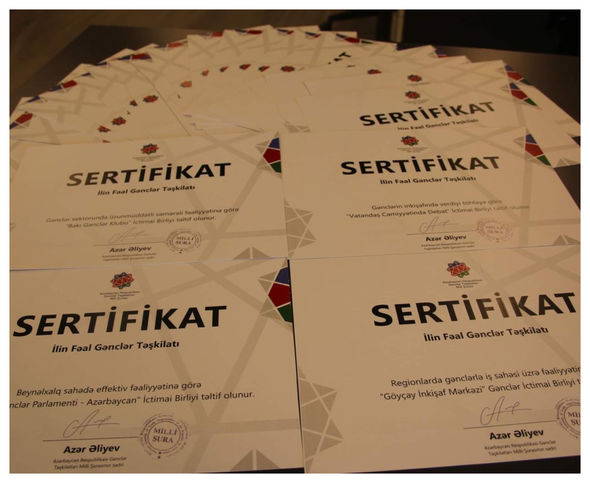 Gənclər Təşkilatları Milli Şurası Gənclər Günü münasibətilə üzvlərini sevindirdi - FOTO 