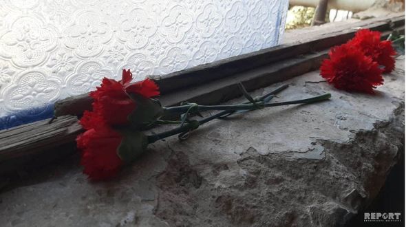 Gəncədə şəhidimizlə vida mərasimi keçirilir - FOTO