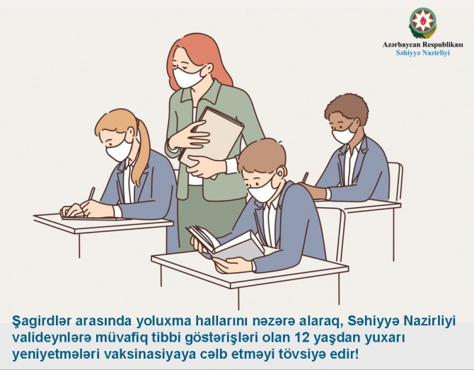 Şagirdlər arasında yoluxma ARTIR: Nazirlik paylaşım etdi - FOTO