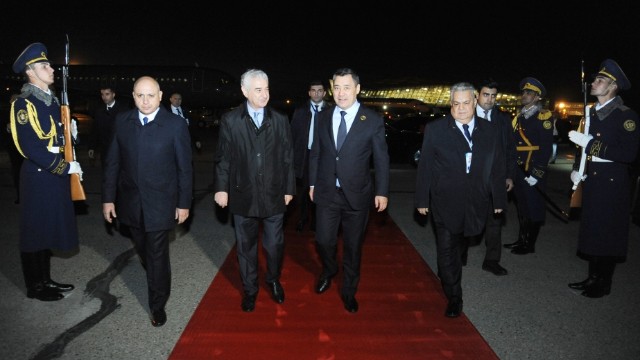 Sadır Japarovun Azərbaycana səfəri başa çatdı