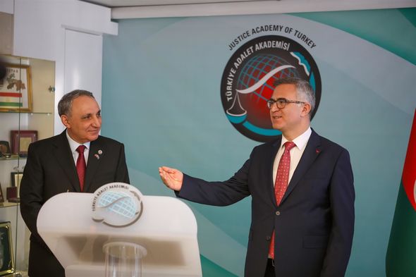 Kamran Əliyev Türkiyənin Ədliyyə Akademiyasının rəhbəri ilə görüşüb - FOTO