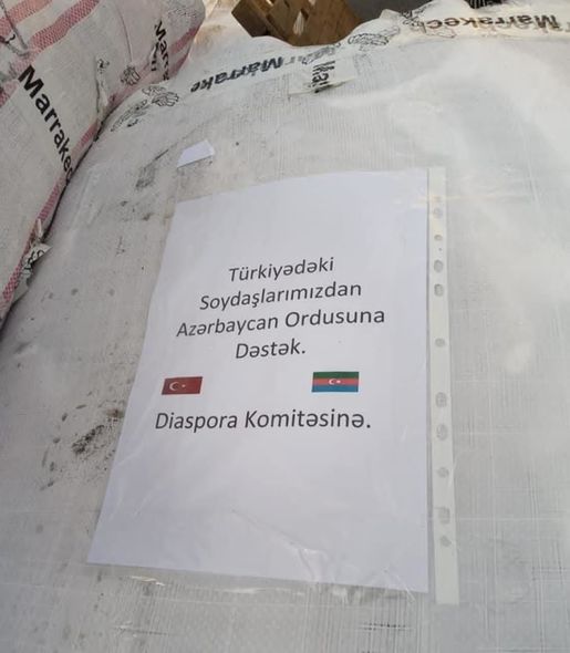 Azərbaycan diasporu ordumuza və mülki əhaliyə yardım göndərir - FOTO
