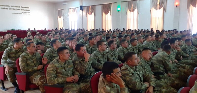 Müdafiə Nazirliyinin N saylı hərbi hissənin 30 illiyi ilə bağlı tədbir keçirildi - FOTOLAR