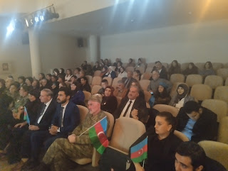 Şuşa Dövlət Musiqili Dram Teatrında Zəfər Günü ilə bağlı tədbir keçirilib - FOTOLAR