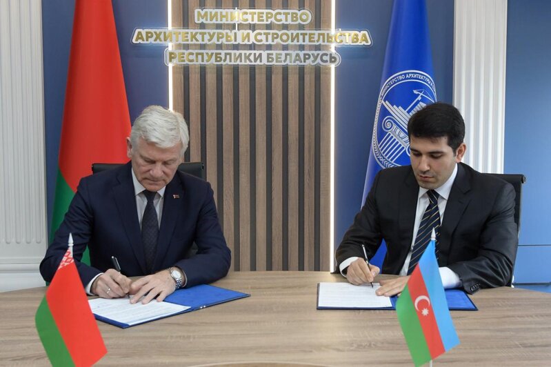 Belarus və Azərbaycan tikinti sahəsində irimiqyaslı layihələr reallaşdıracaq - FOTOLAR