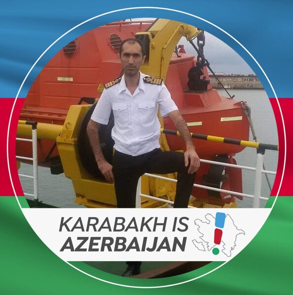 Dron hücumunda ölən azərbaycanlı kapitanın FOTOSU