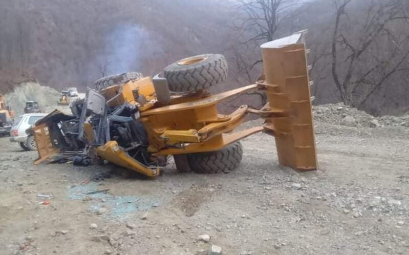 Kəlbəcərdə traktor aşıb: ÖLƏN VAR - FOTO