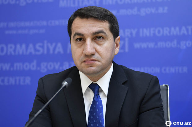 Hikmət Hacıyev: "Bir sıra raket atılmış yerlər var ki, onlar bundan sonra müəyyən ediləcək
