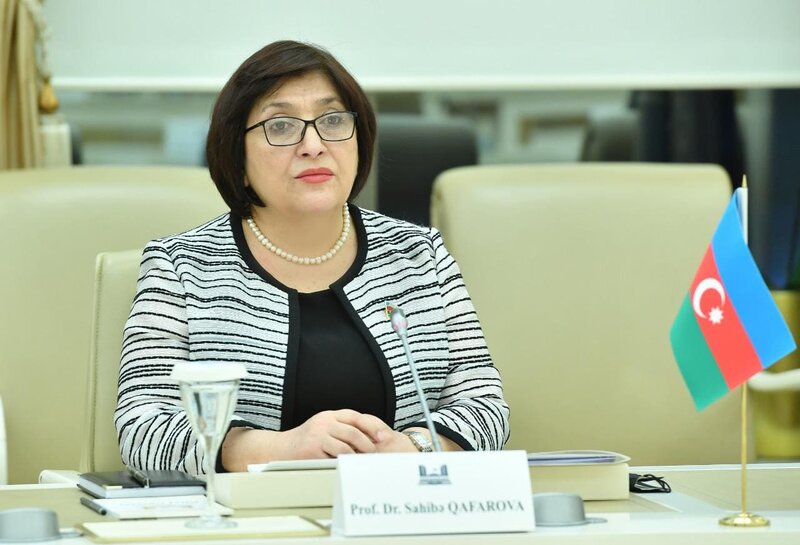 Milli Məclisin Sədri Sahibə Qafarova TBMM-nin nümayəndə heyəti ilə görüşüb - FOTO