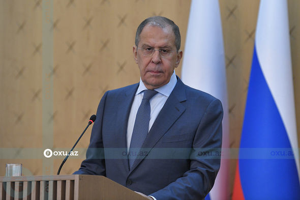 Bayramov-Lavrov mətbuat konfransı Oxu.Az-ın obyektivində - FOTOREPORTAJ