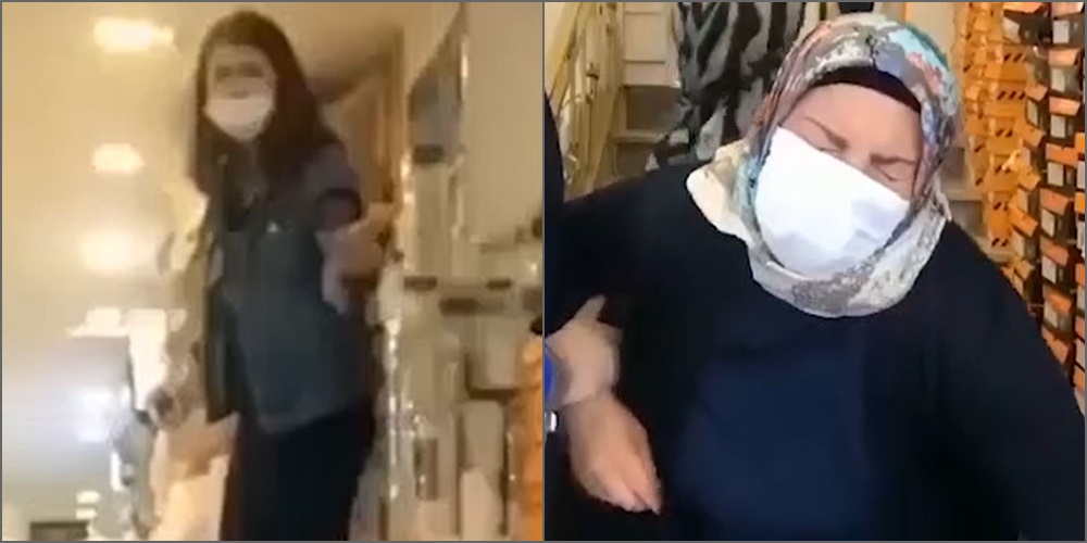 İstədiyi ayaqqabını almayan anasını pilləkəndən itələdi - VİDEO