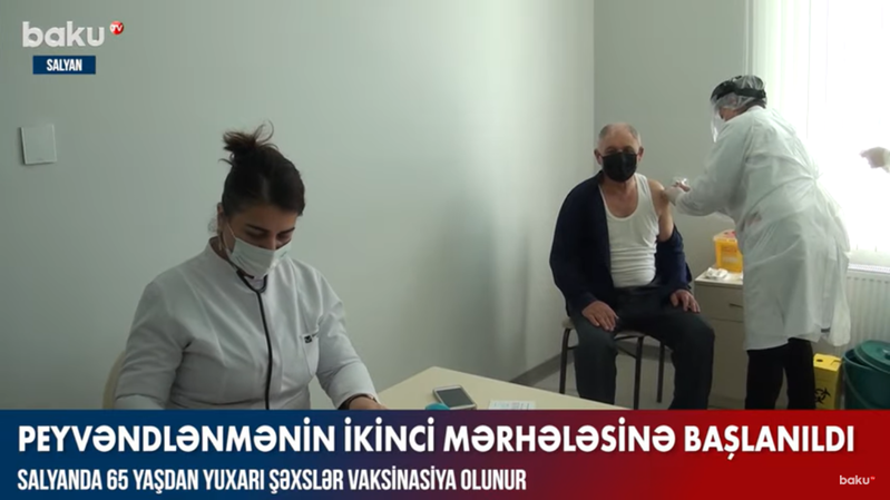 Azərbaycanda peyvəndlənmənin ikinci mərhələsinə başlanıldı - VİDEO 