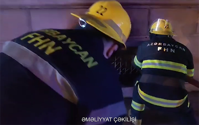 Sumqayıtda yaşayış binasında yanğın - Sakinlər təxliyə olundu