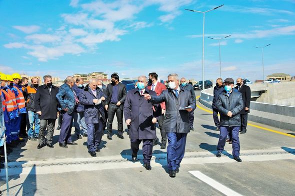 Sulutəpə dairəsində yeni yol qovşağı istifadəyə verildi - FOTO