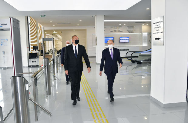 Prezident Sumqayıt Məhkəmə Kompleksinin açılışını etdi - FOTOLAR